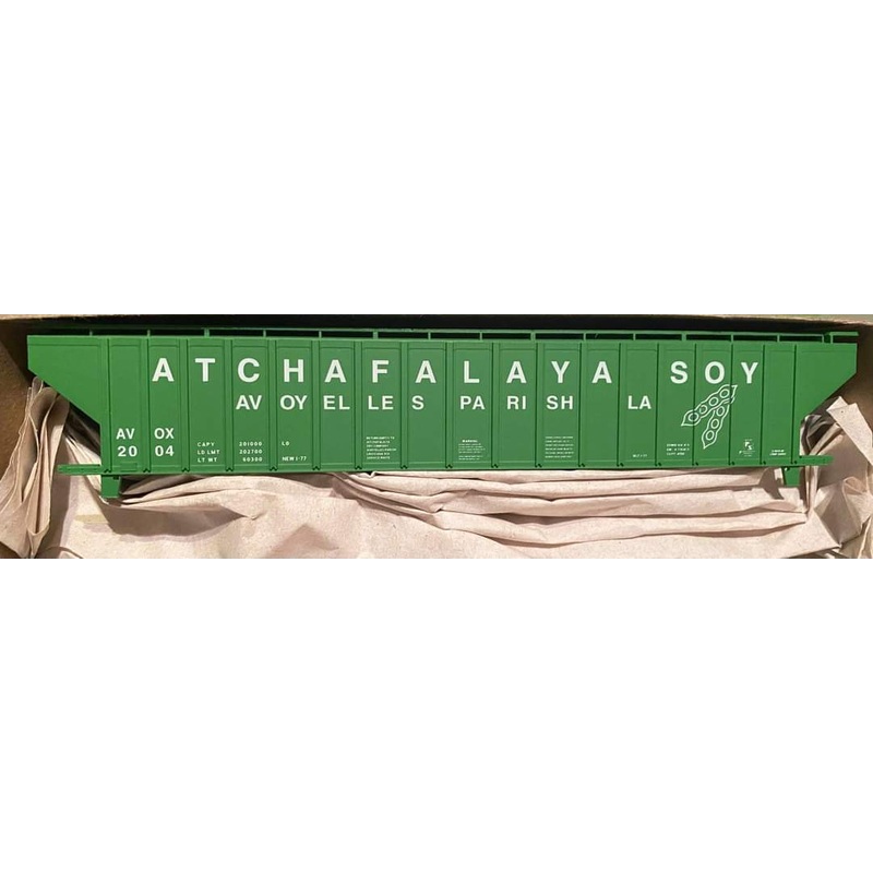 Accurail HO Scale PS Covered Hopper Atchafalaya Soy 2021 Release Kit
