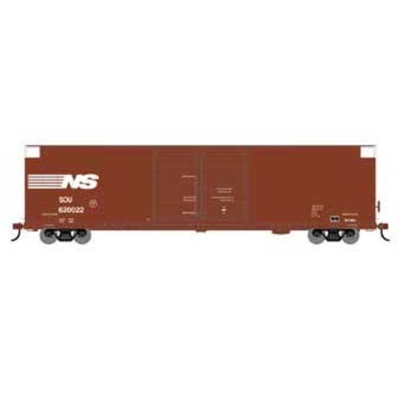 Athearn 90574 HO Scale FMC 60' Double Door Hi-Cube Boxcar Norfolk Southern NS 620022