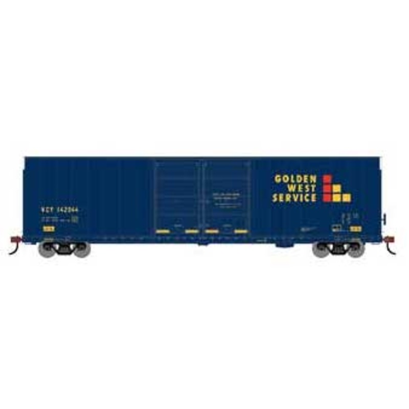 Athearn 90578 HO Scale FMC 60' Double Door Hi-Cube Boxcar Golden West Service VCY 142044