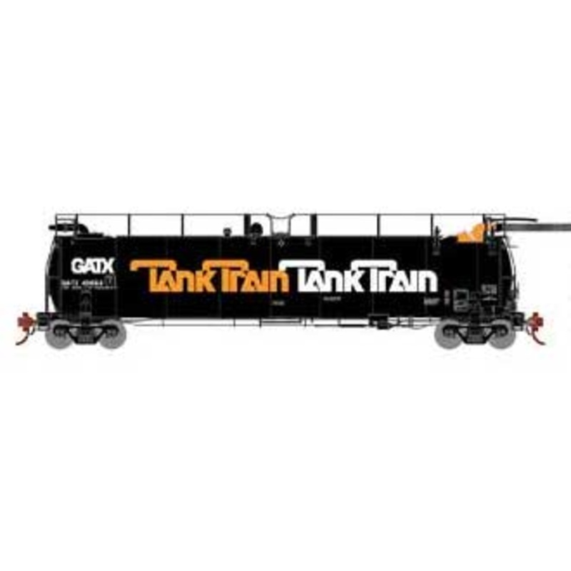 Athearn Genesis G67912 HO Scale Tank Train Original Logo GATX 48664