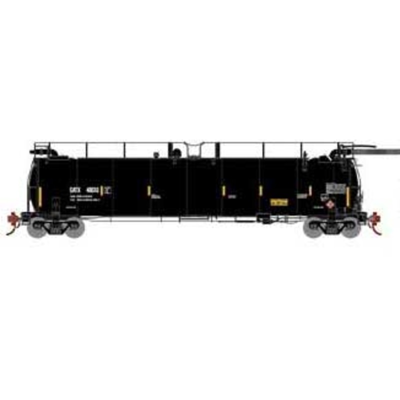 Athearn Genesis G67923 HO Scale Tank Train "Yellow Stripes" GATX 48616