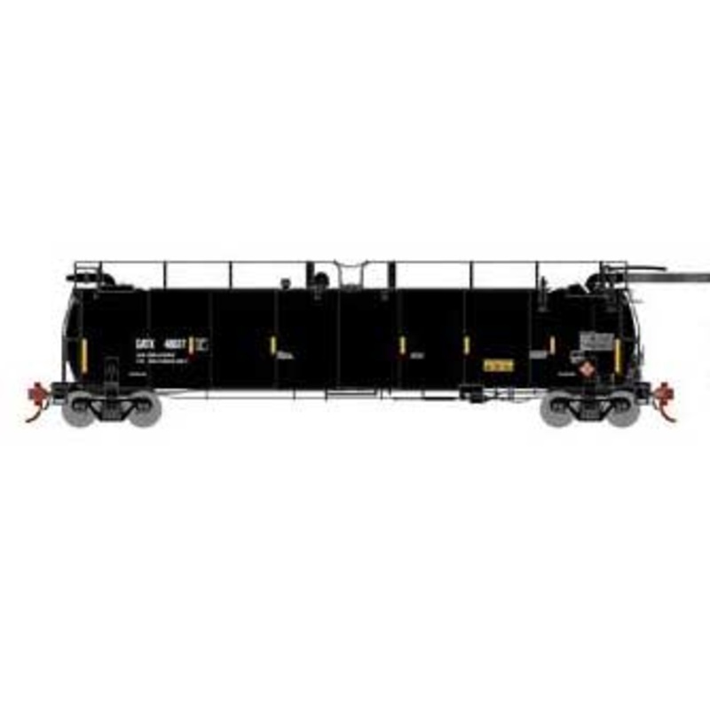 Athearn Genesis G67924 HO Scale Tank Train "Yellow Stripes" GATX 48617