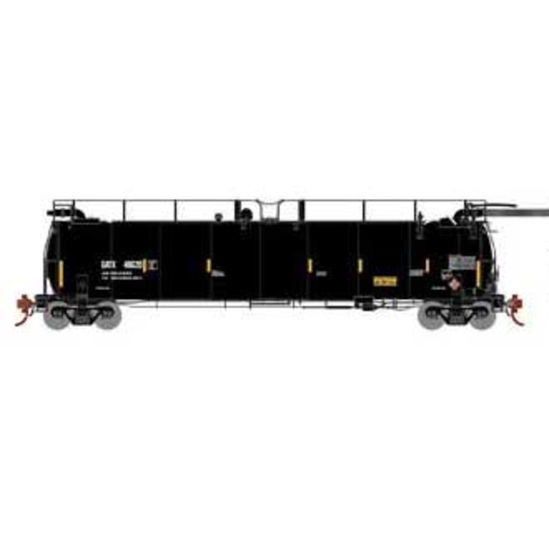 Athearn Genesis G67927 HO Scale Tank Train "Yellow Stripes" GATX 48620