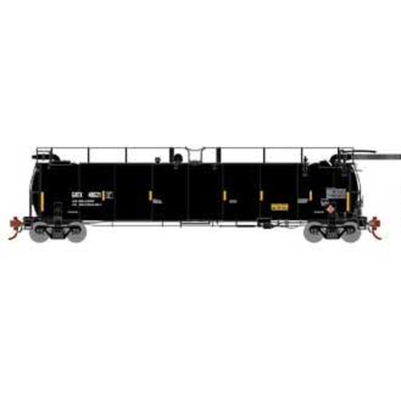 Athearn Genesis G67928 HO Scale Tank Train "Yellow Stripes" GATX 48621