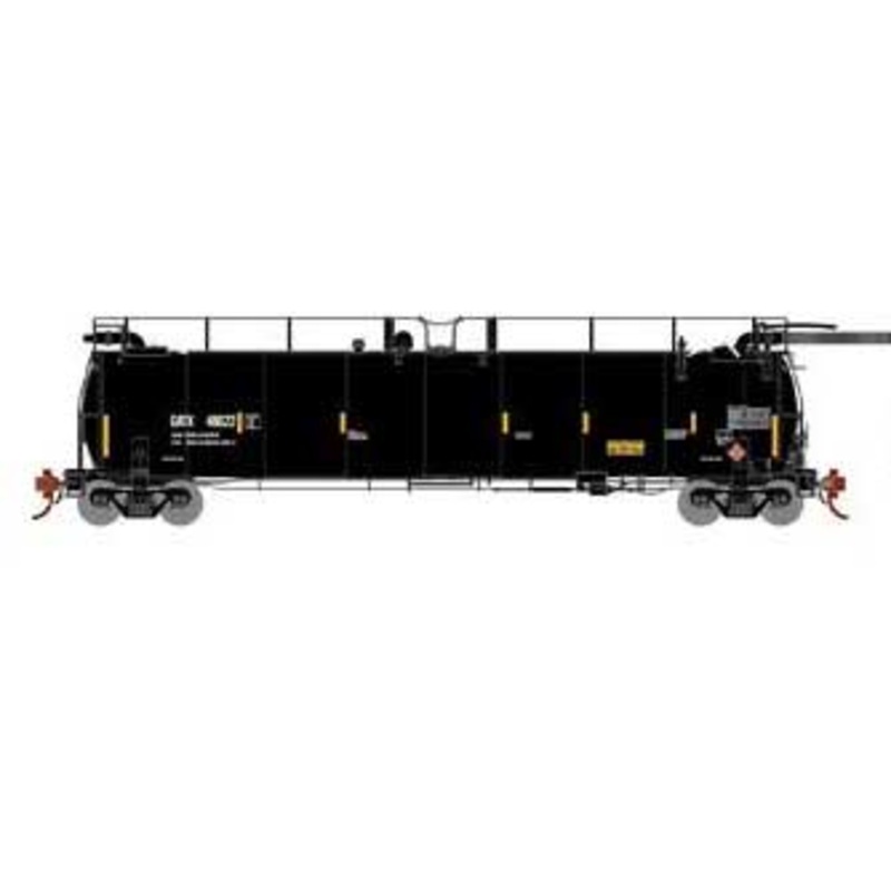 Athearn Genesis G67929 HO Scale Tank Train "Yellow Stripes" GATX 48622
