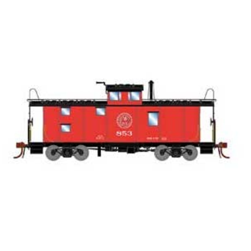 Athearn Genesis G78387 HO Scale ICC Caboose Pittsburgh & West Virginia P&WV 853 (Sound)