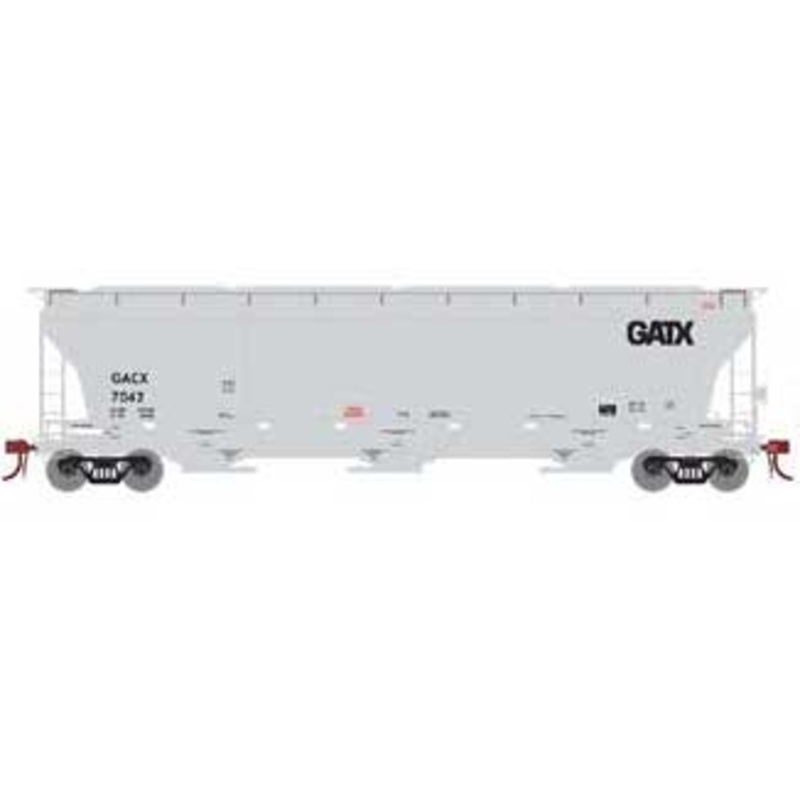 Athearn Genesis G89953 HO Scale Trinity 3 Bay Covered Hopper GATX 7042