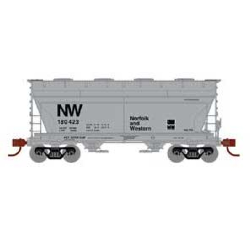 Athearn HO Scale 93461 ACF 2970 2 Bay Covered Hopper Norfolk & Western NW 180423