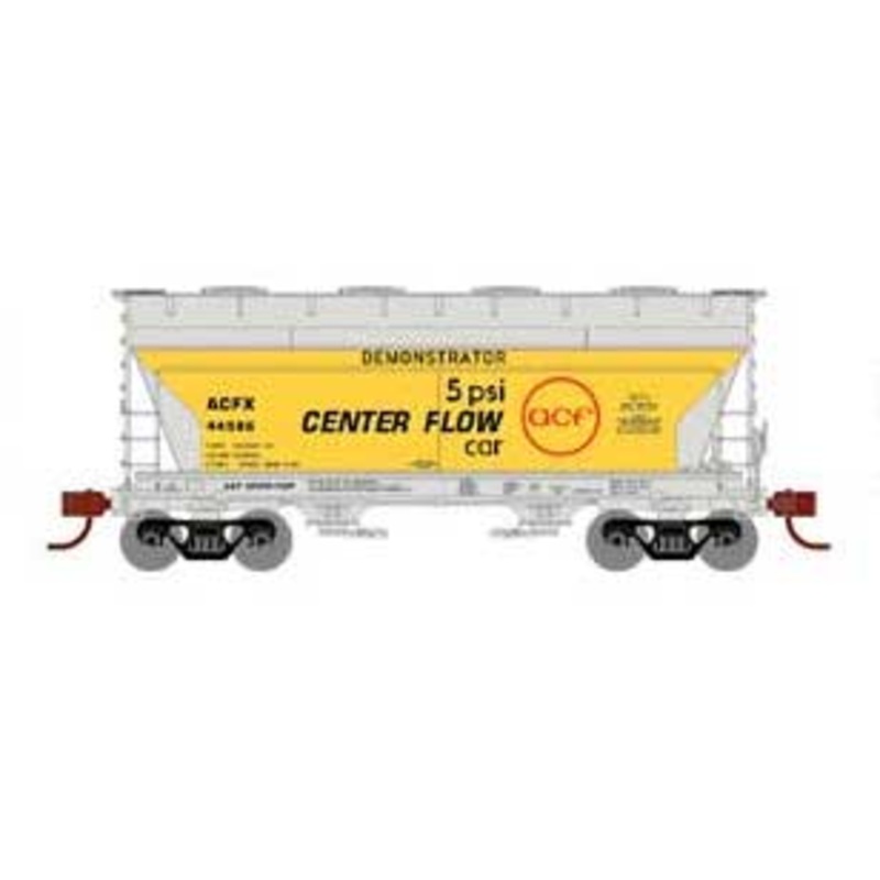 Athearn HO Scale 93937 ACF 2970 2 Bay Covered Hopper ACF Demonstrator ACFX 44586