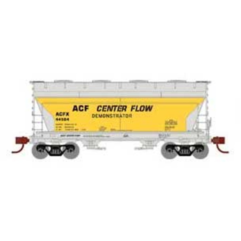 Athearn HO Scale 93938 ACF 2970 2 Bay Covered Hopper ACF Demonstrator ACFX 44504