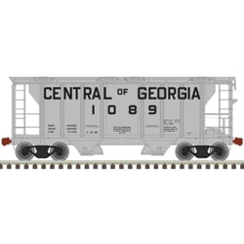 Atlas Trainman 20006557 HO Scale PS-2 Covered Hopper Central of Georgia CofG 1089