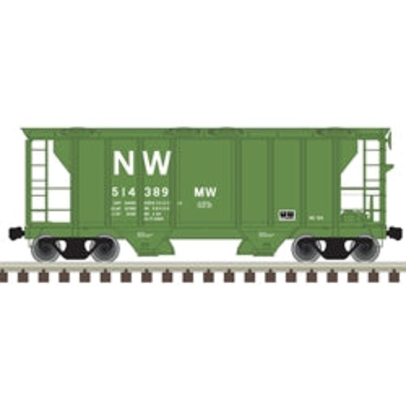 Atlas Trainman 20006563 HO Scale PS-2 Covered Hopper MW Norfolk & Western NW 514405