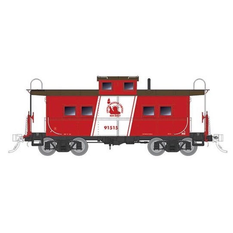 Rapido Trains 144004 HO Scale Northeastern Style Steel Caboose Coast Guard CNJ 91515