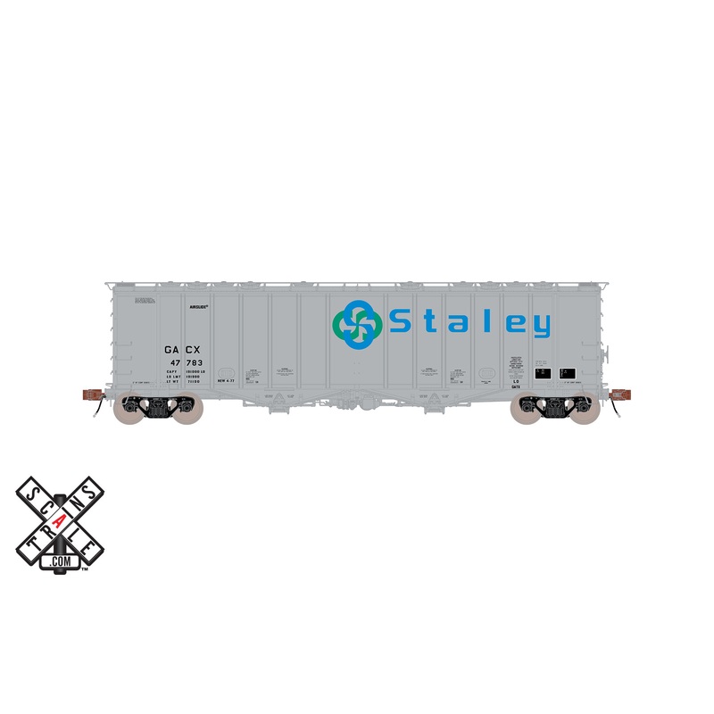 ScaleTrains HO Scale 33004 Rivet 4180 Airslide Hopper Staley Color Logo GACX 47783