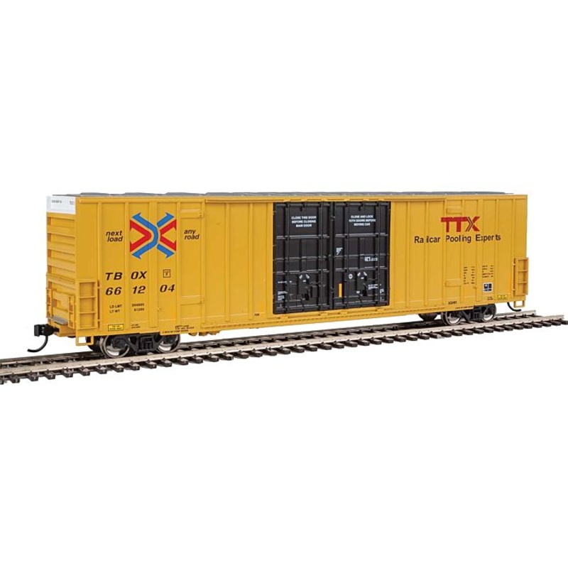 Walthers 910-2972 HO Scale 60' High Cube Plate F Boxcar TTX TBOX 661273