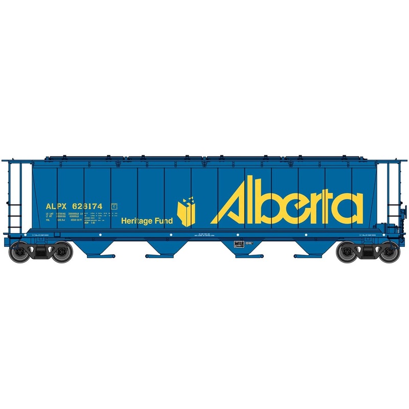 Walthers 910-7807 HO 59' Cylindrical Hopper Alberta ALPX 628267