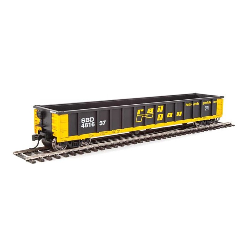 Walthers MainLine 910-6253 53' Gondola ex-Railgon Seadboard System SBD 481637