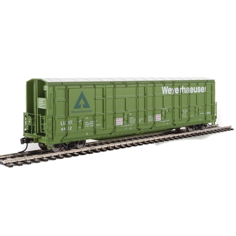 Walthers Proto 920-101936 HO Scale All-Door Boxcar Weyerhaeuser LUNX 4412