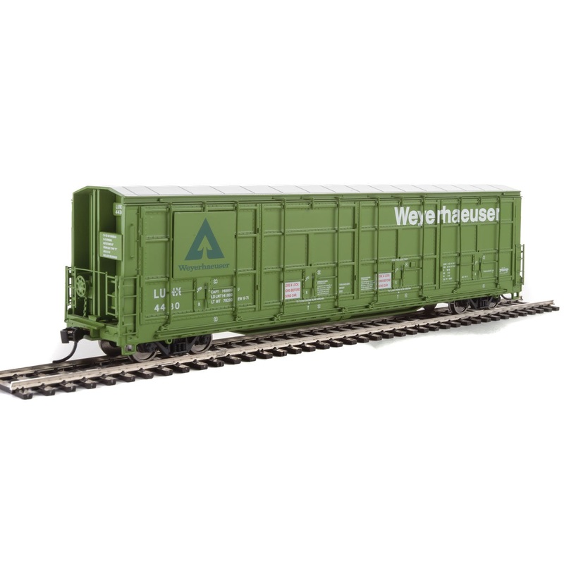 Walthers Proto 920-101937 HO Scale All-Door Boxcar Weyerhaeuser LUNX 4430