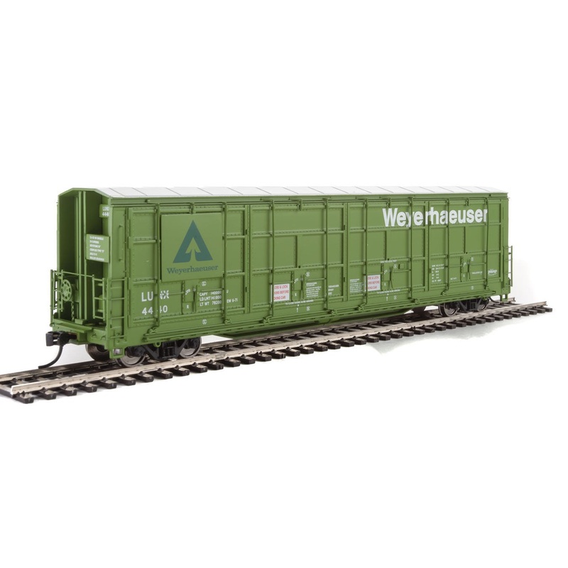 Walthers Proto 920-101938 HO Scale All-Door Boxcar Weyerhaeuser LUNX 4440