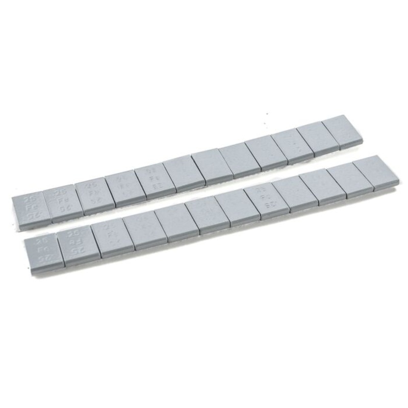 A-Line 13003 Flat Steel Stick On Weight for Freight Cars 1/2"x3/4"x1/8" 24 Pack