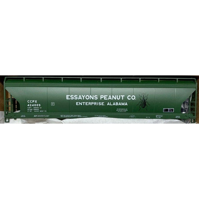 Accurail HO Scale ACF Covered Hopper Essayons Peanuts 2021 Release Kit