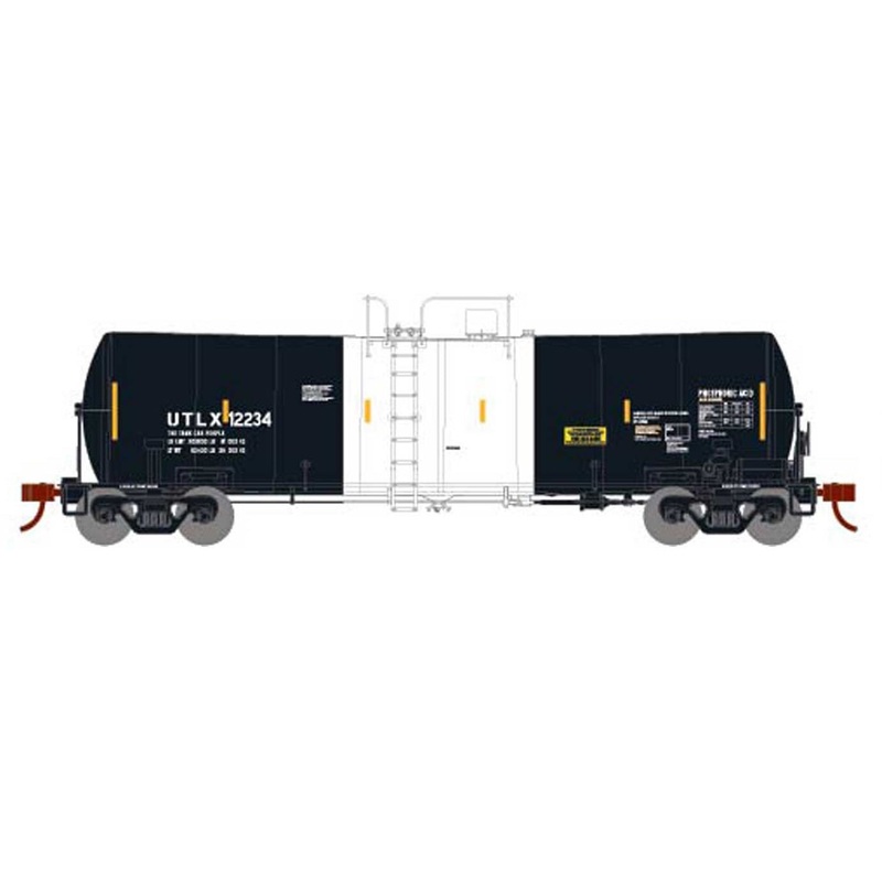 Athearn 16347 HO Scale 16k Clay Slurry Tank Car UTLX 12234