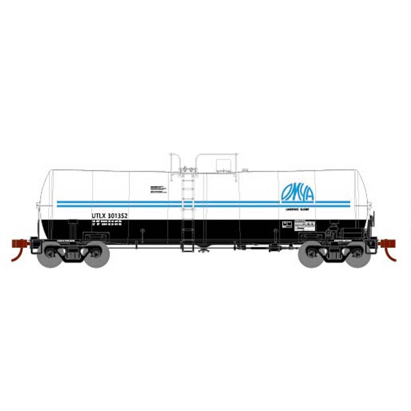 Athearn 16360 HO Scale 16k Clay Slurry Tank Car OMYA UTLX 301352