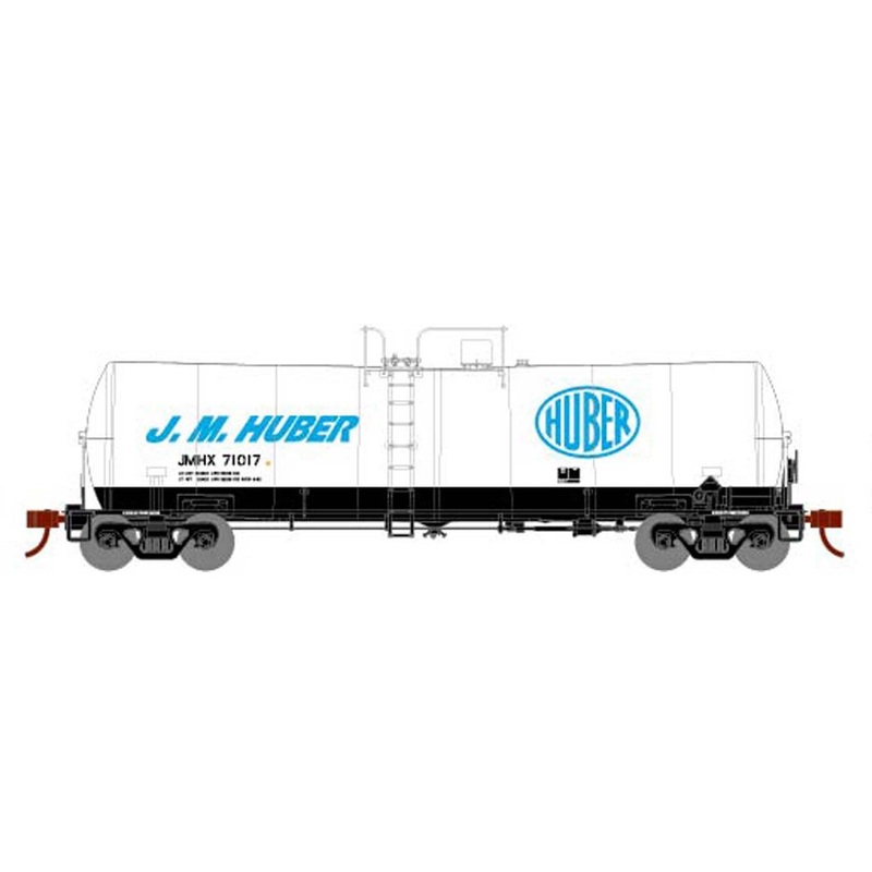 Athearn 16368 HO Scale 16k Clay Slurry Tank Car J.M. Huber JMHX 71017