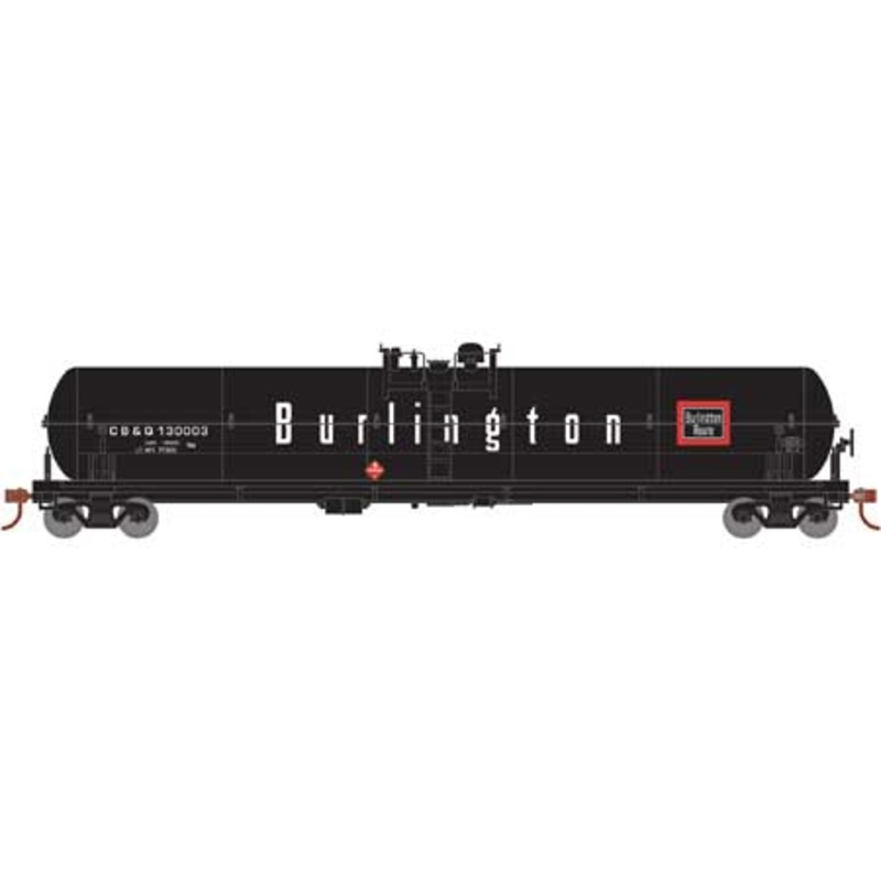 Athearn 18004 HO Scale 62' Tank Car Burlington CB&Q 130003
