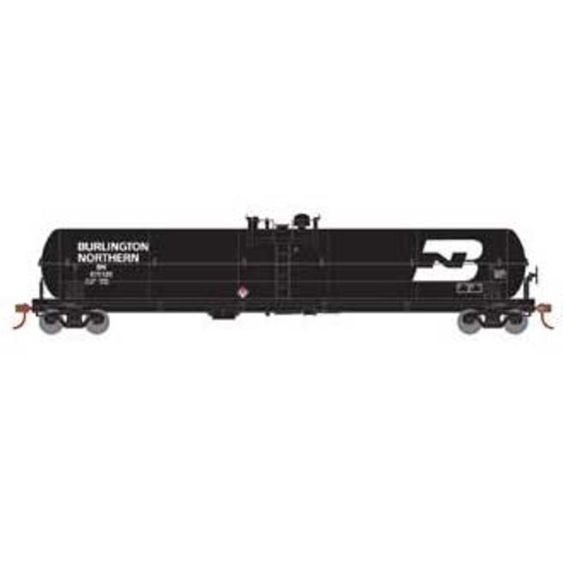 Athearn 18009 HO Scale 62' Tank Car Burlington Northern BN 875125