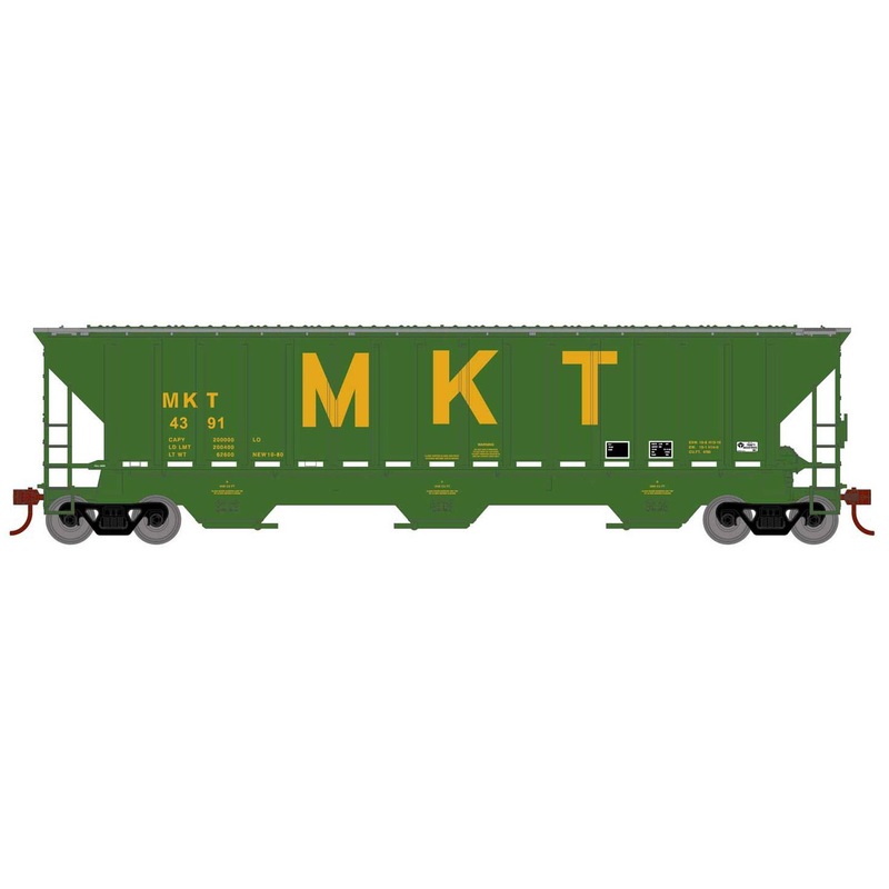Athearn 18788 HO Scale PS 4740 Covered Hopper Missouri Kansas Texas MKT 4391