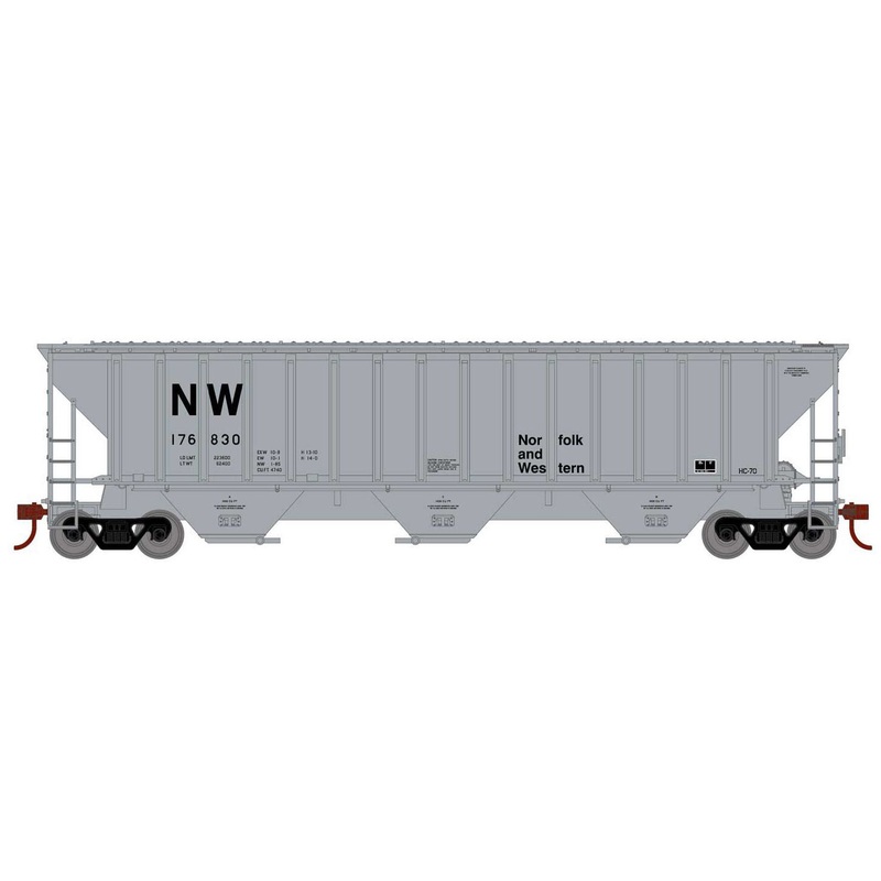 Athearn 18790 HO Scale PS 4740 Covered Hopper Norfolk Western NW 176830