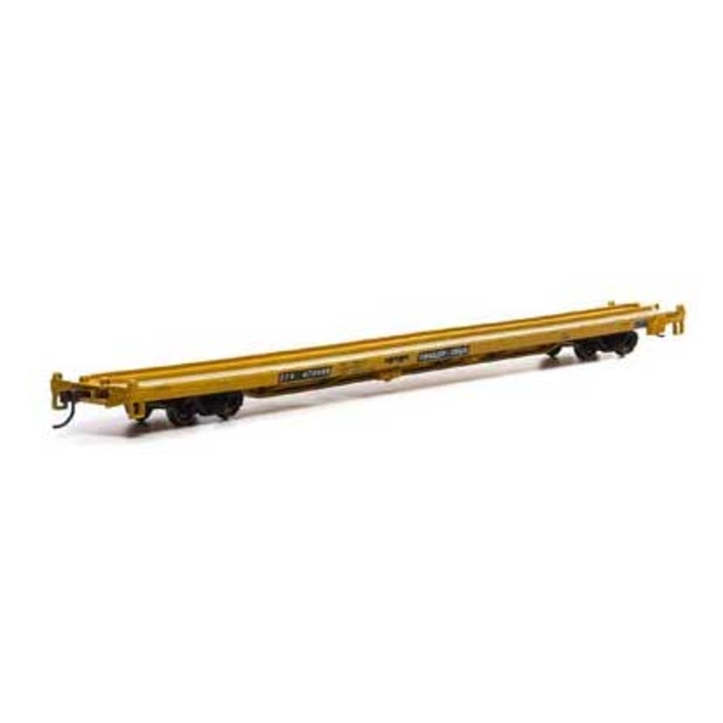 Athearn 27630 HO Scale 85' Flatcar Trailer Train Yellow TTX 473465