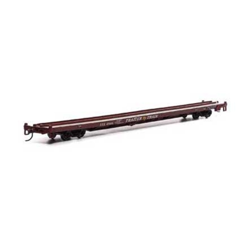 Athearn 27632 HO Scale 85' Flatcar Trailer Train Oxide TTX 474444