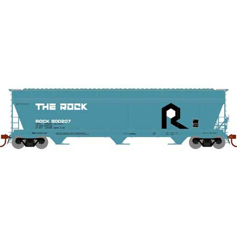 Athearn Genesis G15823 HO Scale ACF 4600 3 Bay Covered Hopper Rock Island RI 800207