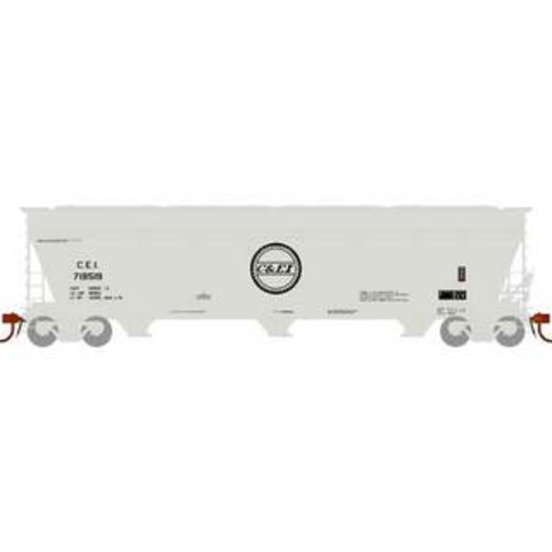 Athearn Genesis G15840 HO Scale ACF 4600 3 Bay Covered Hopper Chicago & Eastern Illinois C&EI 718519