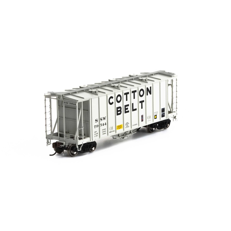 Athearn Genesis G87681 HO Scale GATC 2600 Airslide Hopper Cotton Belt SSW 79544