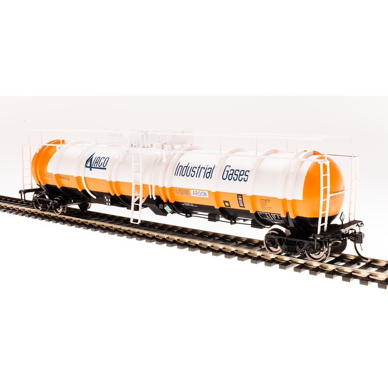 BLI 6310 HO Scale Cryogenic Tank Car AirCo (Liquid Argon) UTLX 2 Pack