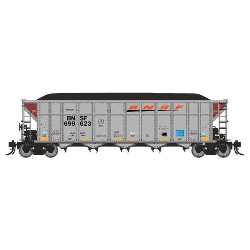 Rapido 169004 HO Scale AutoFlood III RD Double Rotary Coal Hopper BNSF "Wedge" 699623