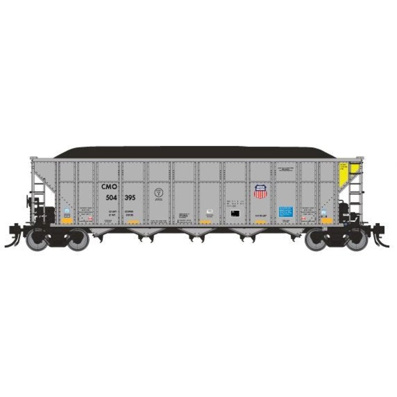 Rapido 169022A HO Scale AutoFlood III RD Coal Hopper Union Pacific UP/CMO Single Car # Varies