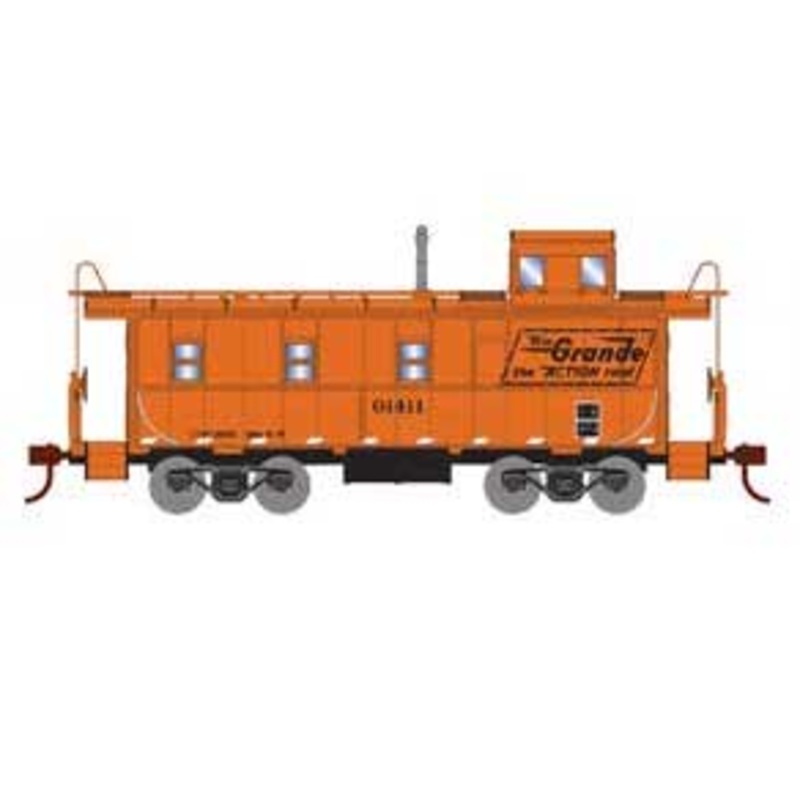 Roundhouse 74292 HO Scale Cupola Caboose Rio Grande D&RGW 01411
