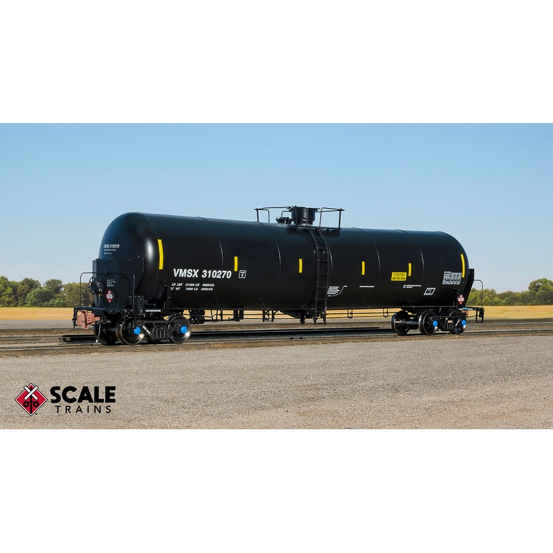 ScaleTrains 31767 Rivet HO Scale Trinity 31K Tank Car w/ Shields Valero Crude Oil VMSX 310645