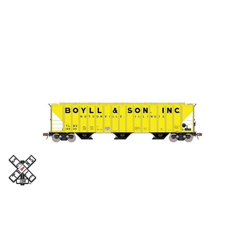 ScaleTrains 33051 HO Scale Rivet Counter PS-2CD 4785 Covered Hopper Boyll & Son TLDX 16000