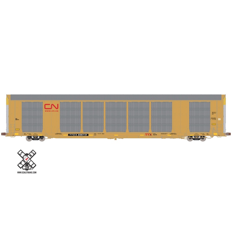 ScaleTrains Operator 11265 HO Scale Gunderson Multi-Max Autorack Canadian National CN/TTGX 696772