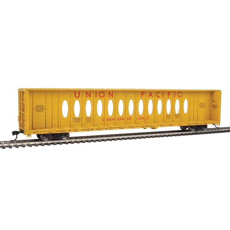 Walthers Mainline 910-4867 HO Scale 72' Centerbeam Flatcar Union Pacific UP 217070