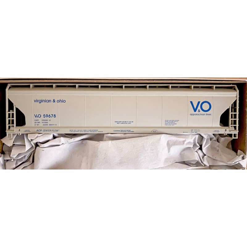Accurail HO Scale ACF Covered Hopper Virginian & Ohio V&O 2021 Release Kit #Varies