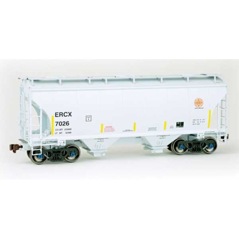American Limited Models 2005 HO Scale Trinity 3281 2-Bay Covered Hopper Excel Railcar ERCX 7026