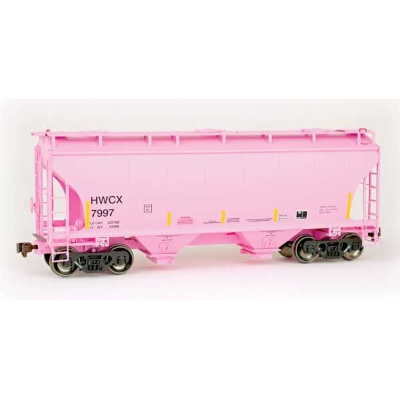 American Limited Models 2030 HO Scale Trinity 3281 2-Bay Covered Hopper Halliburton HWCX 7997