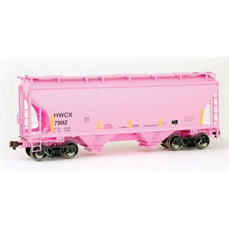 American Limited Models 2031 HO Scale Trinity 3281 2-Bay Covered Hopper Halliburton HWCX 7992